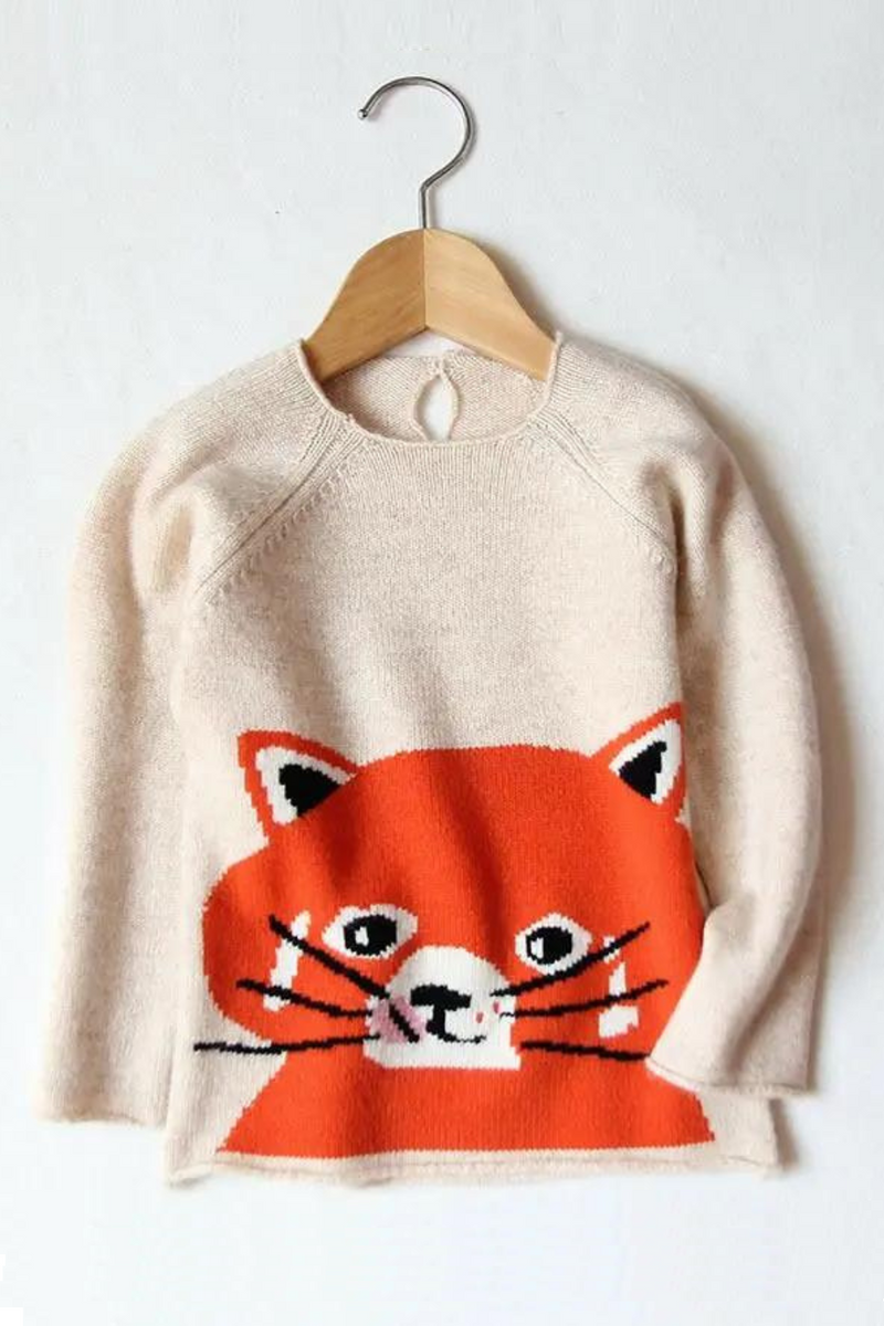 Cashmere warm pullovers animal thick warm family suit sweaters