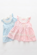 Baby Girls Dress Children Clothes Sleeveless Kids Birthday Dress Girls Princess Dress 0-2Y