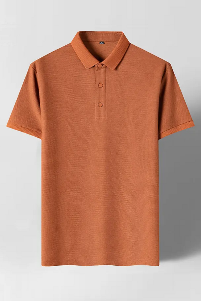 Summer Thin Half Sleeved T-shirt Men's Polo Shirt