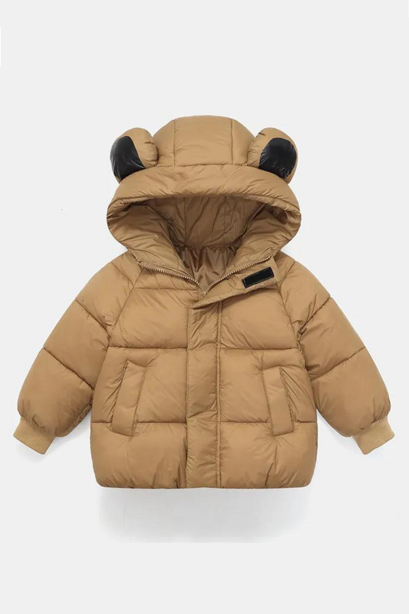 Baby Girls Down Coat Thickened Cute Foreign Style Short Coat for Children's Winter Coat 0-6 Year Old Warm Down Coat