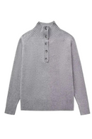 Autumn Thin Long-sleeved V-neck Metal-breasted Loose Cardigan Women's Pure Wool Knitted Jacket Women's Top