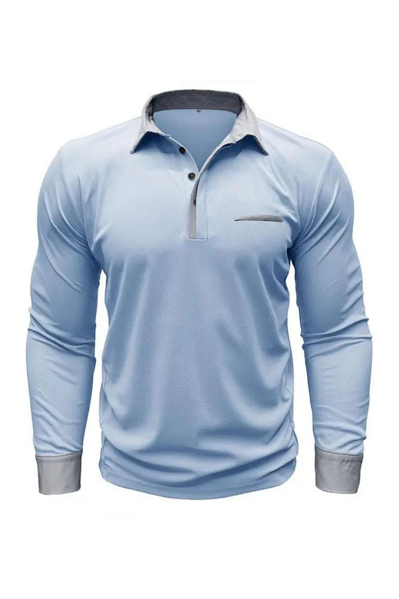 Men Polo T Shirt Classic Buttons Business Clothing Male Casual Daily Pullover Men's Top