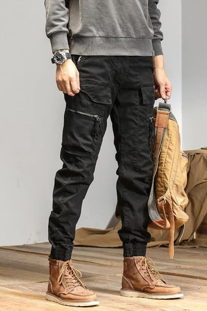 Cargo Pants Men Casual Multi-Pocket Male Trousers Sweatpants Streetwear Tactical Track