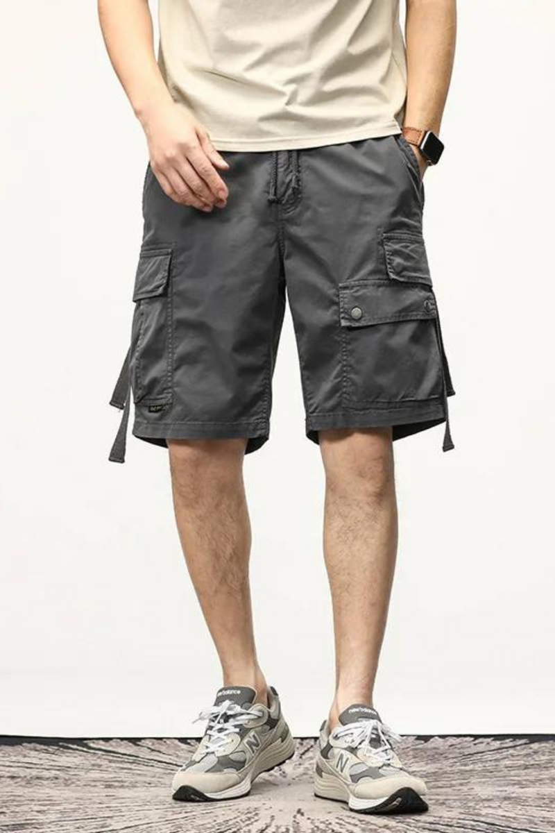 Men Summer Tactical Cargo Shorts Casual Short Men Cotton Solid Joggers Military Shorts Male