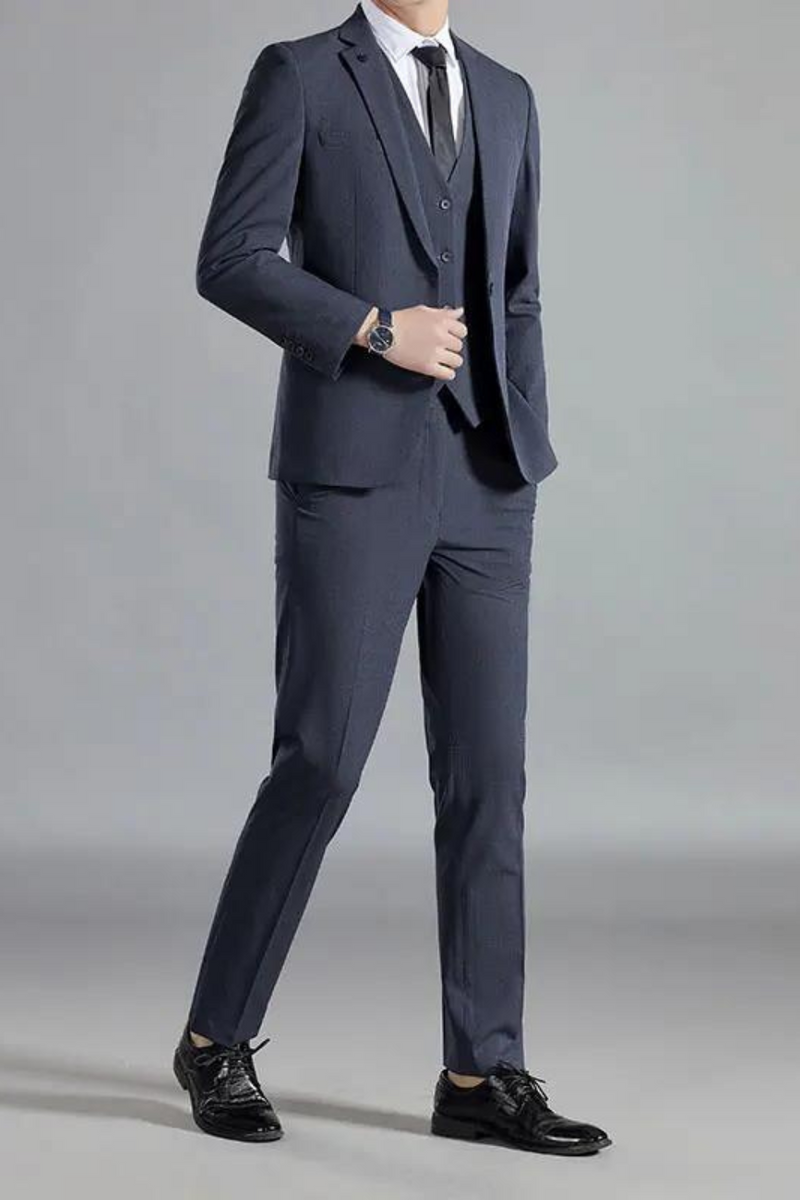 Handsome casual boutique men's suit suit slim