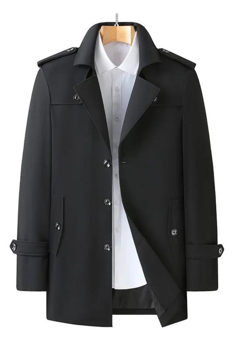 Autumn Business Casual Suit Collar Trench Coat