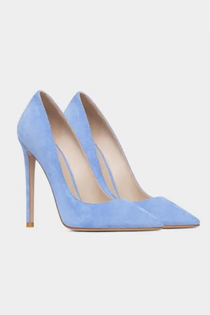Pumps Women Solid Shoes Low Cut Stiletto Heels Pointed Toe Outfit Party Pump