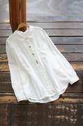 Autumn Women Blouse Style Mori Girl Loose Cotton Yarn White Shirt Embroidery Long Sleeve Women Tops