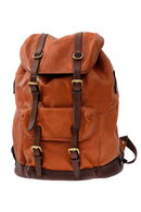 Backpack Men Travel Backpack Retro Leather Paratrooper Bag Imported Tanned
