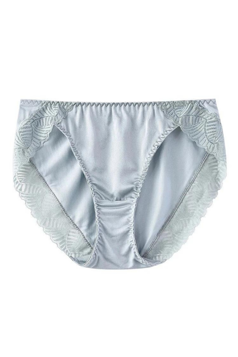 Silk Girls Underwear Summer Thin Lace Solid Triangle Pants Female European Soft Brief