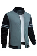 Jacket Men Spring Autumn Baseball Jacket Coat Casual Sleeve Patchwork Jacket Coat Male Outerwear