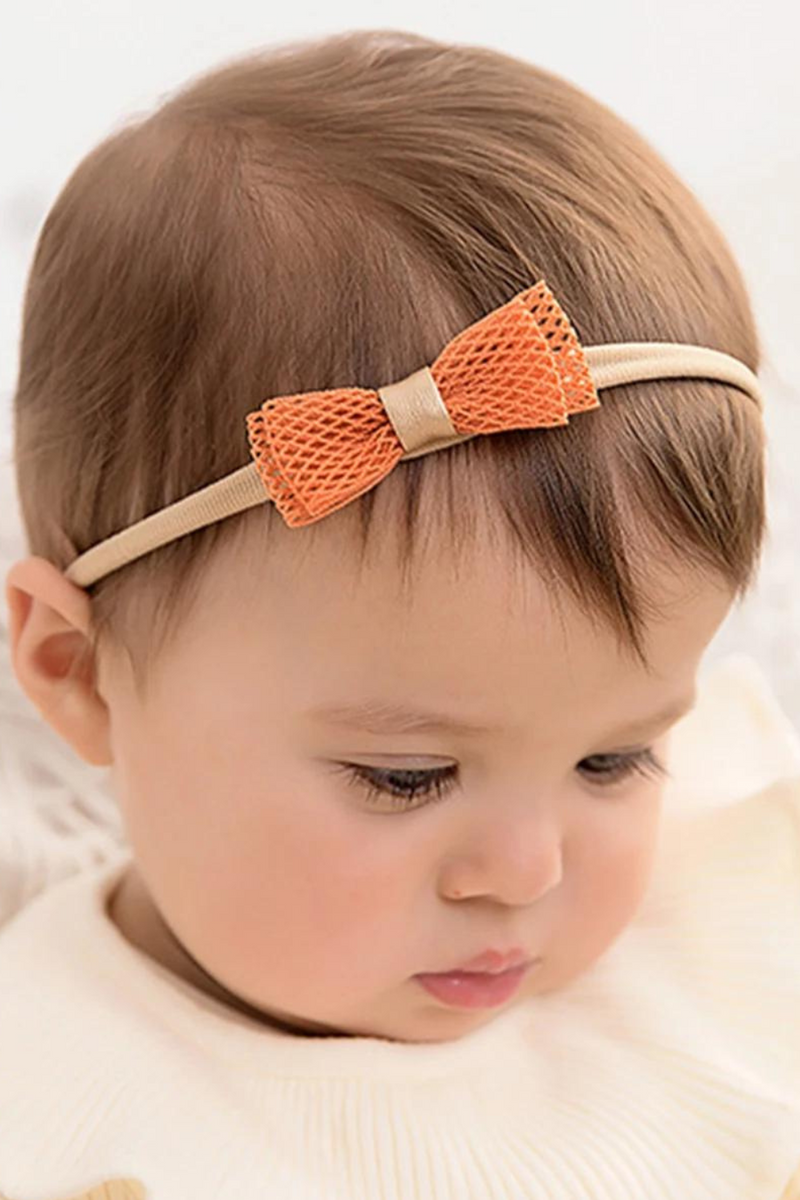 Little Bow Headband for Newborn Cute Hair Accessories Baby Girls Top Bowknot Nylon Elstic Headbands Infant Hairbow Headwear