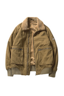 Winter Men's Padded Clothes Leisure Plush Fleece Jacket Outdoor Overalls Coat