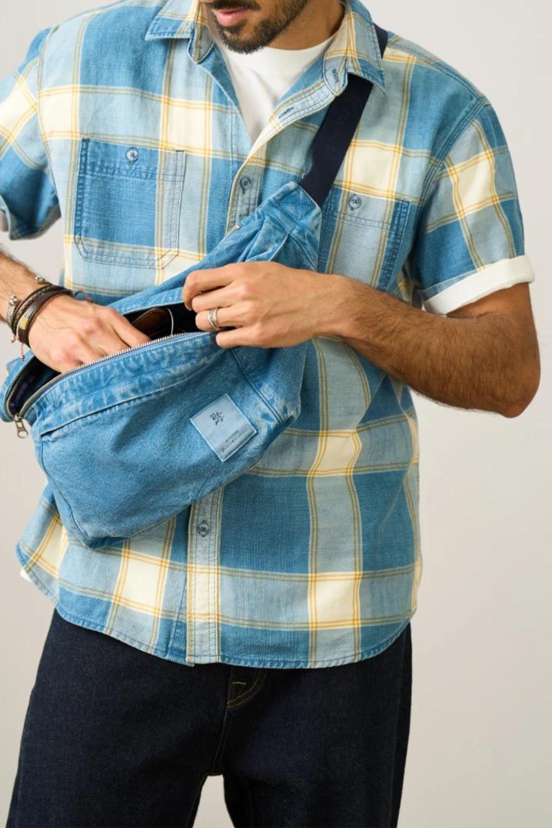 Summer Crossbody Pack Denim Vintage Essentials Sling Bag Small Shoulder Backpack