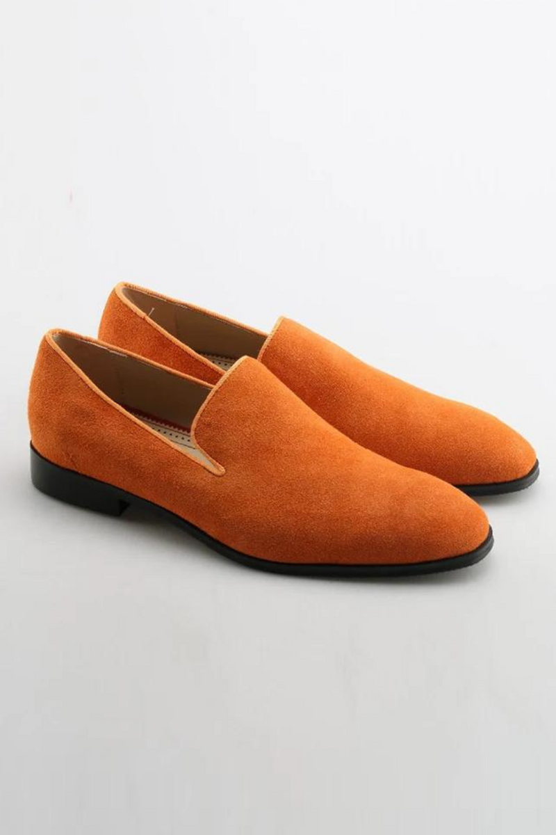 Oxfords Suede Leather Dress Men Shoes Slip-on Male Formal Shoes