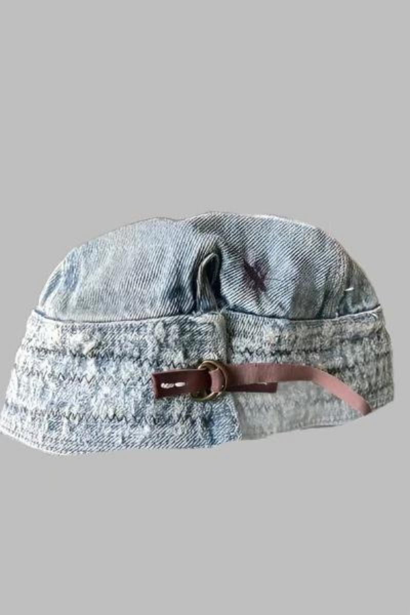 Retro Sun Visor Flat Curved Brim Hat for Men and Women Adjustable Dome Baseball Caps