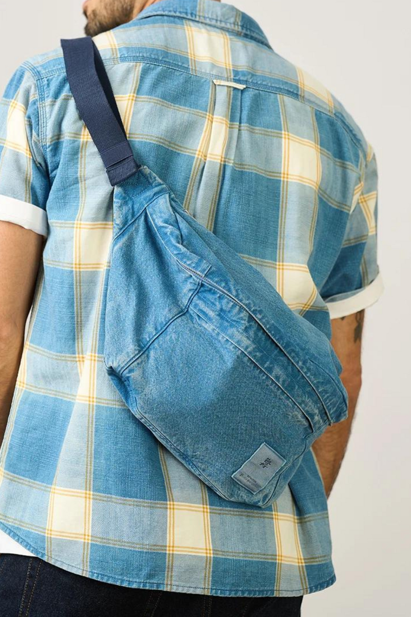 Summer Crossbody Pack Denim Vintage Essentials Sling Bag Small Shoulder Backpack
