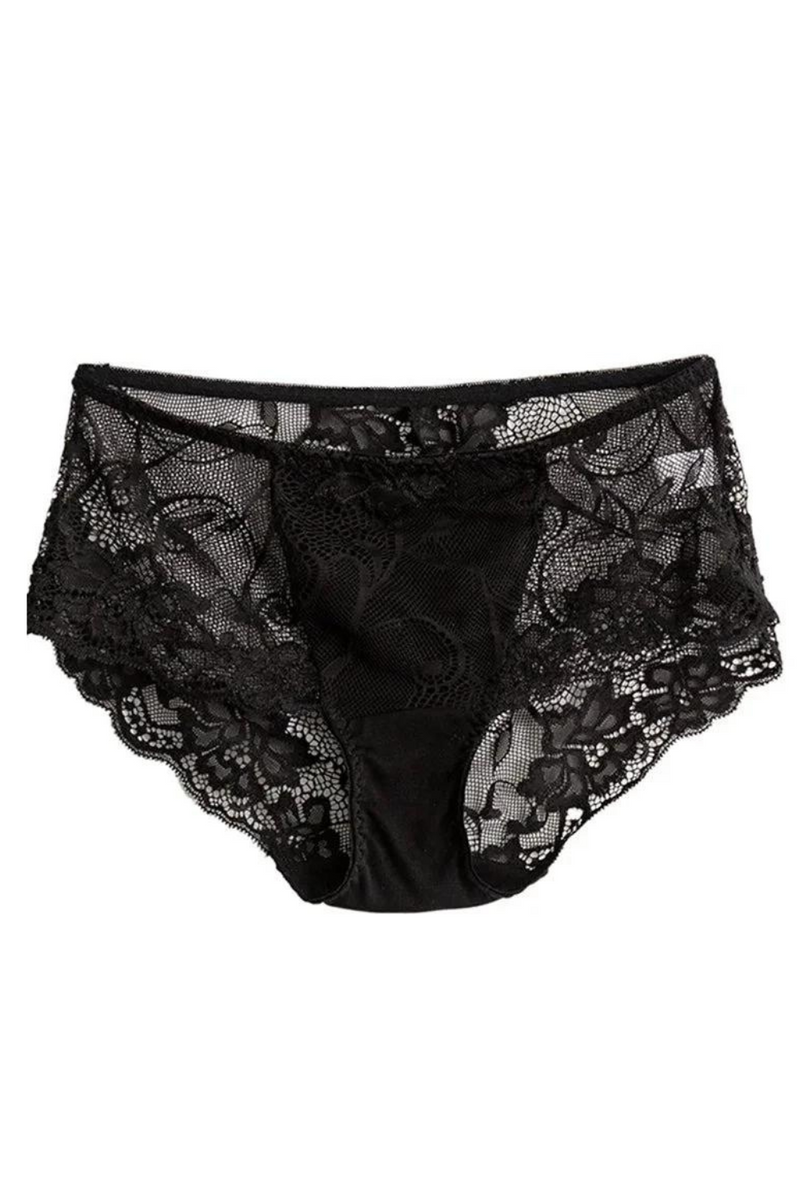 Natural Silk Women Lace Panties Briefs Translucent Seamless Sexy Underwear Lingerie Underwear