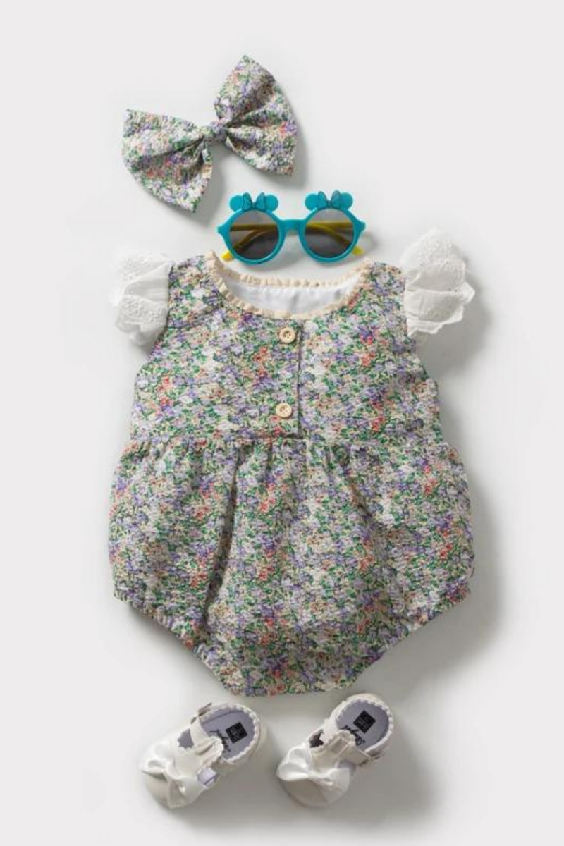 Cute Floral Romper Baby Girls Clothes Jumpsuit Rompert Girl Toddler Newborn Outfits Set