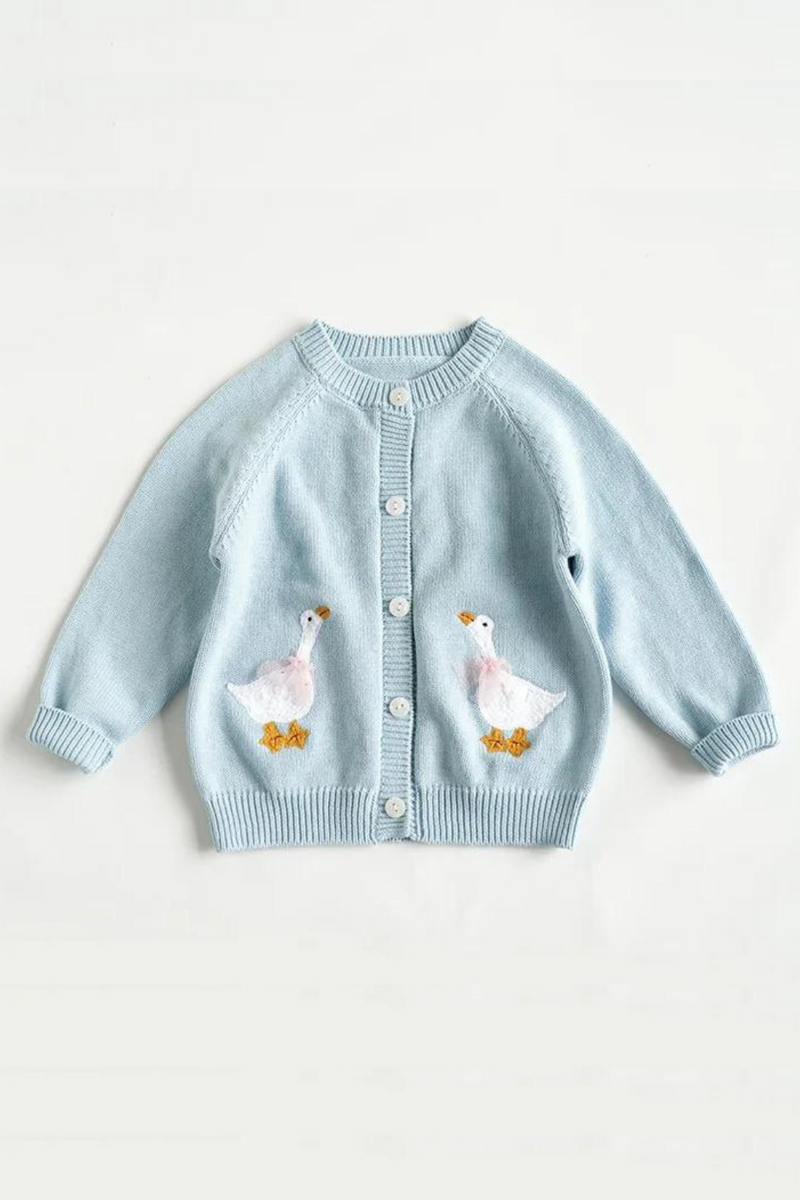 Baby Girls Sweater Kids Cute Knitted Cardigan Autumn Winter Children Clothes