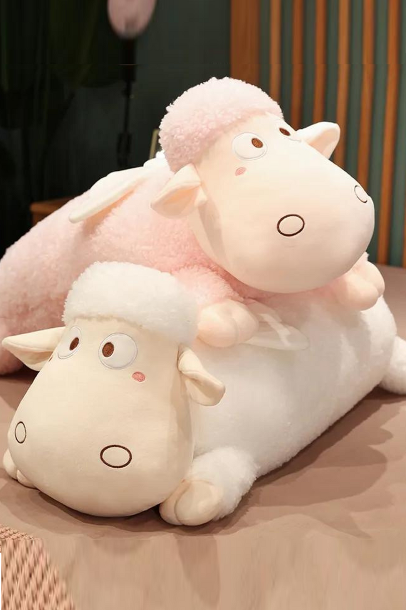 Sheep Plush Toys Creative Animal Sheep Plush Long Sleep Pillow Nice Gift for Children Kids