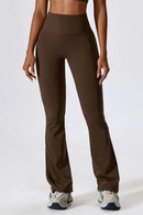 Flare Leggings Pants Women Wide Leg Pants Women Fitness Black Flared Pant Latin Dance Trousers
