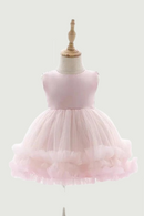 Baby Girl Wedding Dress Tutu Kids Party Birthday Party Flower Toddler Baby Girl Infant Princess Dress
