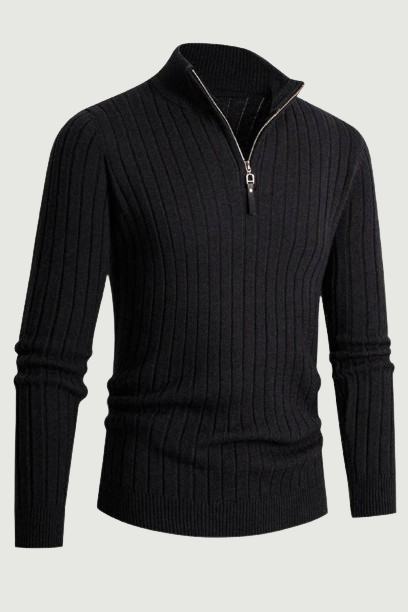 Clothing Mens Turtlenecks Sweaters Knit Pullovers Solid Long Sleeved Sweater Male Oversize Zipper Basic Coats