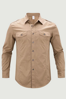 Men's Casual Shirt Solid Oversized Shirt Pure Cotton Casual Shirt Men Clothing