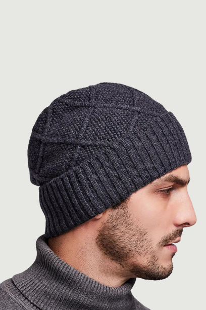 Australian Wool Winter Men Knit Slouchy Beanie Hat Cashmere Skullies Hats For Women Caps