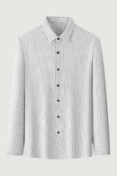 Autumn Winter Men Striped Business Casual Shirts Men's Clothing Comfortable Soft Male