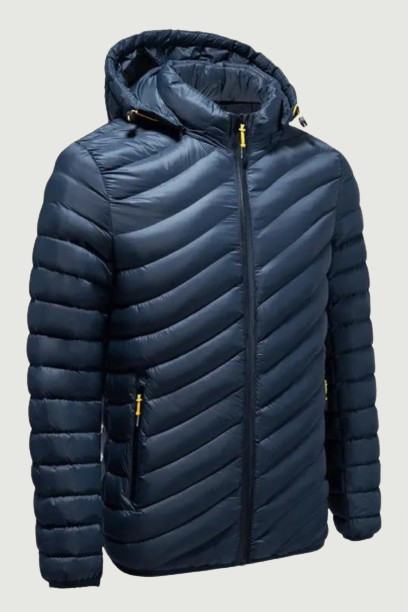 Hooded Men's Winter Jacket Puffer Jacket Autumn Male Coat Quilted Padded Coats  Clothing