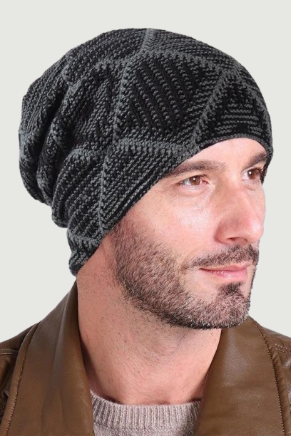 Winter hats for men Knitted wool Beanies plus velvet Warm Cap bonnet Hip hop Caps For Men Woman's