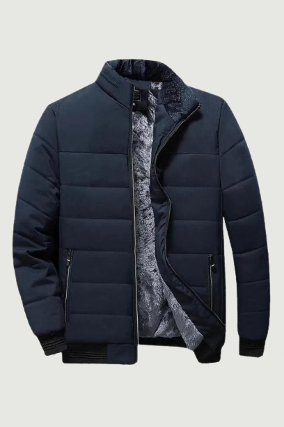 Jacket Men Thick Fleece Parkas Zipper Warm  Men's Outwear Slim Casual Jackets Winter Windbreaker Coats Men Clothing