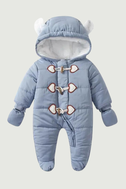 Winter Baby Romper Hooded Jacket Infant Boys Girls Thicker Warm Cotton Jumpsuit