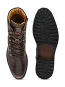 BROWN LACE UP BOOTS