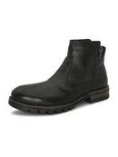 BLACK ANKLE LENGTH BOOTS