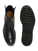 BLACK ANKLE LENGTH BOOTS