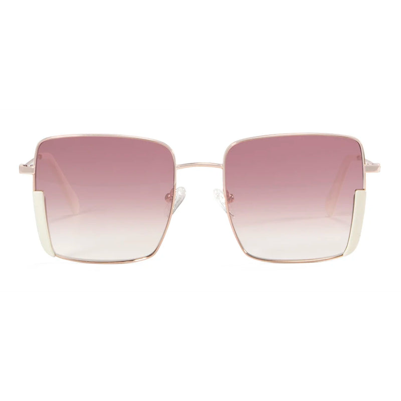 Trending Nickel-Free Metal Sunglasses Women Big Frame Pink Oversized Shades For Men UV400 Glasses Travel Beach Summer