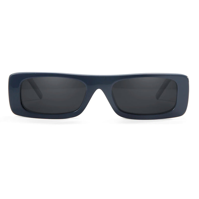 Rectangle 90s Acetate Sunglasses Polarized Sun Glasses Shades Small Lens Summer UV400