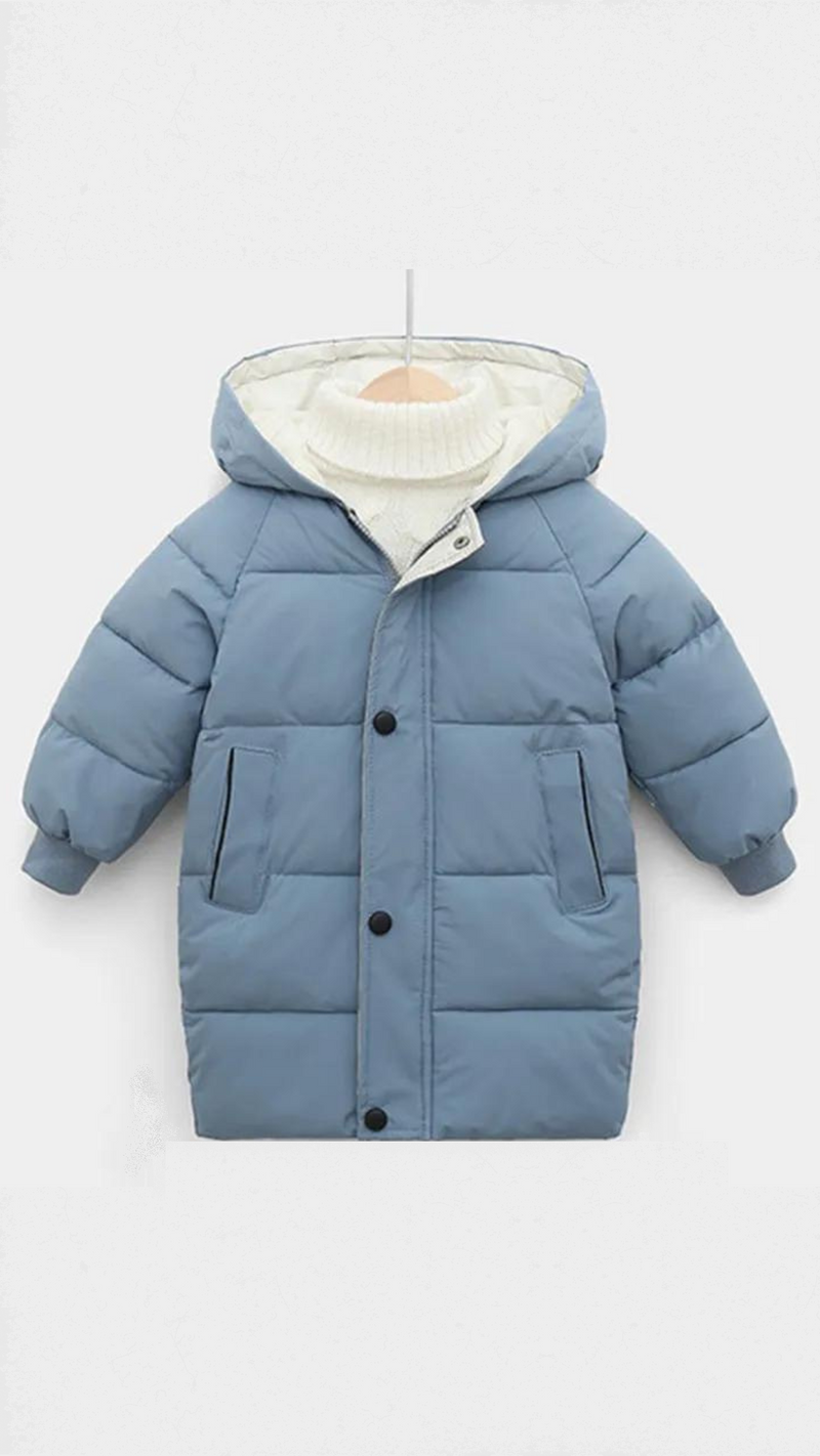 Kids Coats Baby Boys Jackets Warm Girls Hooded Snowsuit Teen Children Thick Long Outerwear Kids Winter Clothes