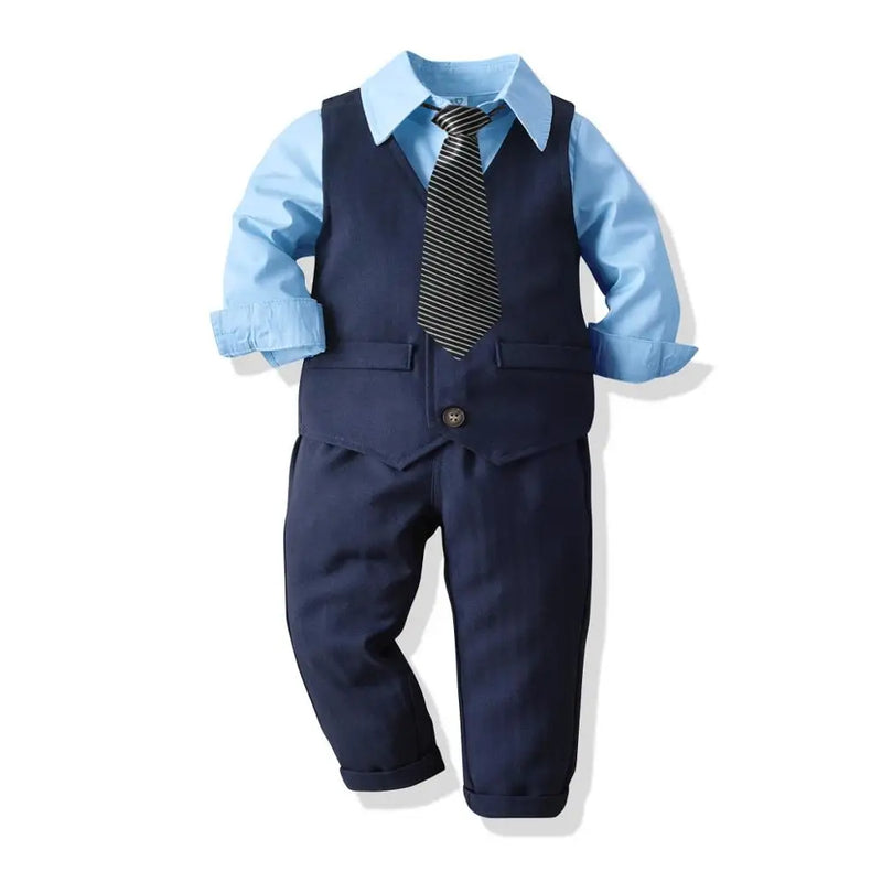 Baby Suit Children Suits Kids Baby Boys Business Suit Set For Boys 2-8 Age