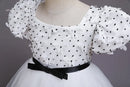 Girl Party Dress Elegant White Bridesmaid Princess Dress Kids Dresses For Girls Clothes Children Wedding Dress