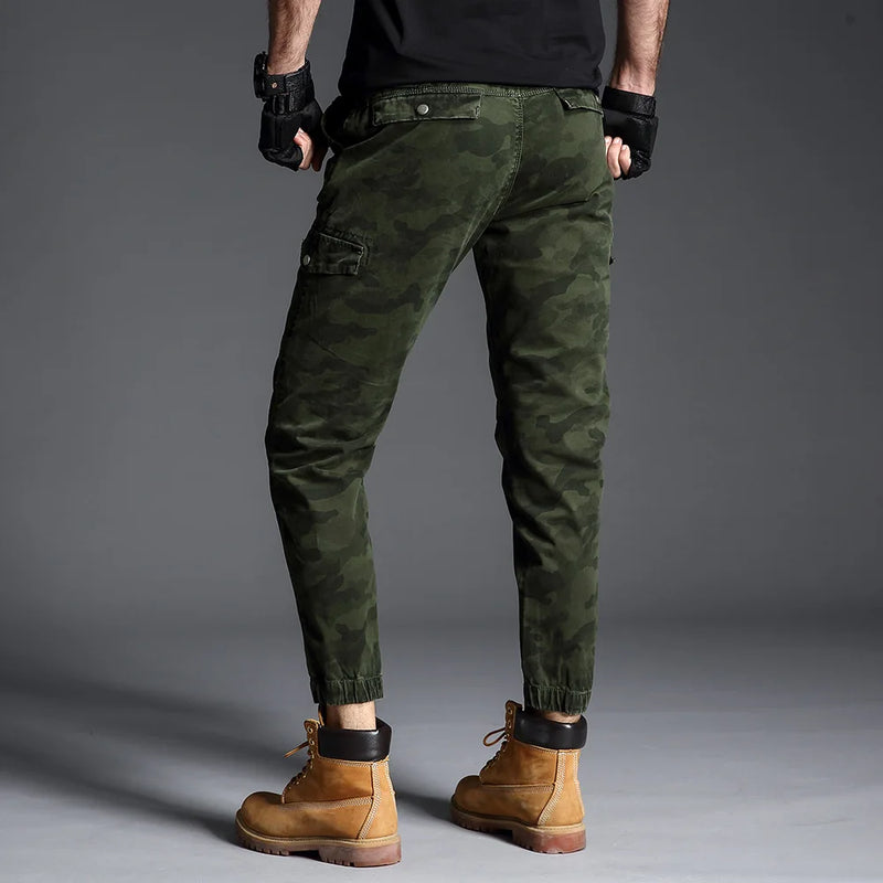 Men Style Military Pants Men Tactical Cargo Pants Male Joggers Casual Trousers Camouflage Spring