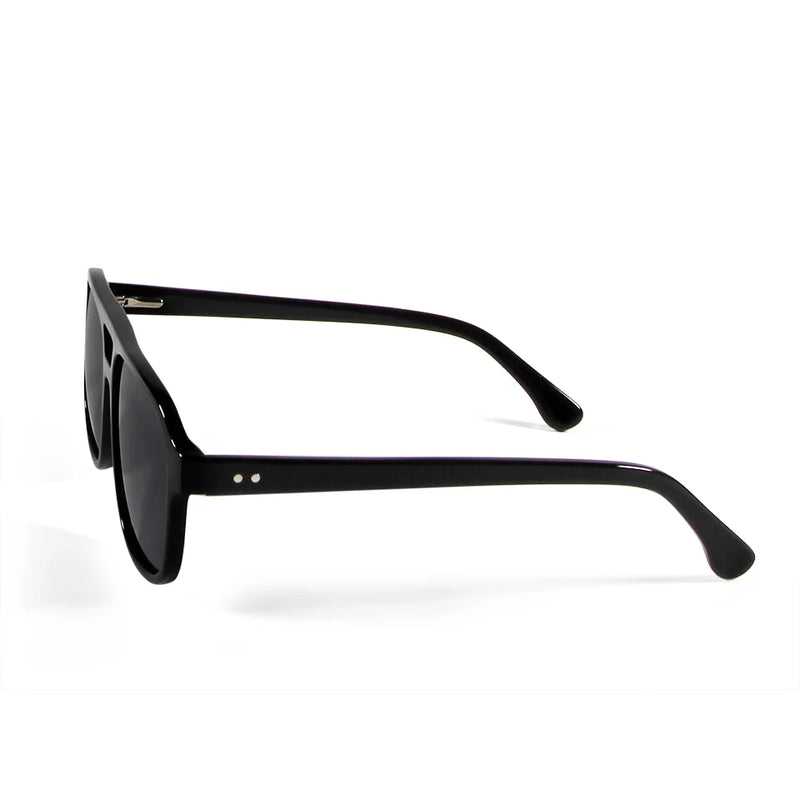 Acetate Sunglasses Polarized Square Double Bridges Aviation Sun Glasses For Designer Street Style