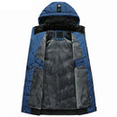 Winter Parka Men Hooded Thick Warm Jacket Coats Waterproof Wool Liner Male Outwear parka Men Clothes