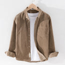 Corduroy shirt men shirts for men trendy cotton shirt mens comfortable shirts male