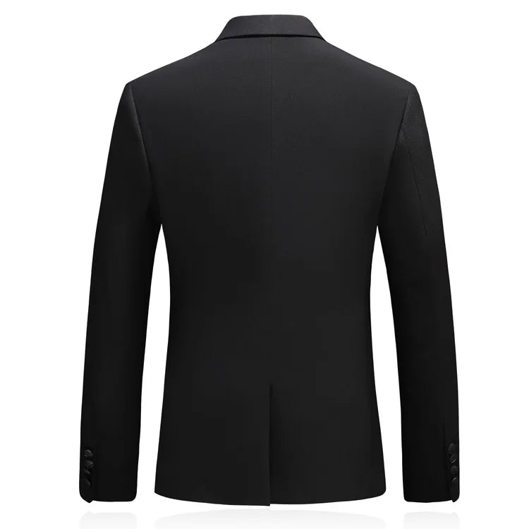 Black Suits for Men Latest Coat Pant Waistcoat Designs Formal Male Suit Luxury Slim Fit Mens Wool Suits