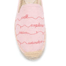 Casual Round Toe Hemp Women Shoes Size Espadrilles Flat Women's Ladies Wavy Line