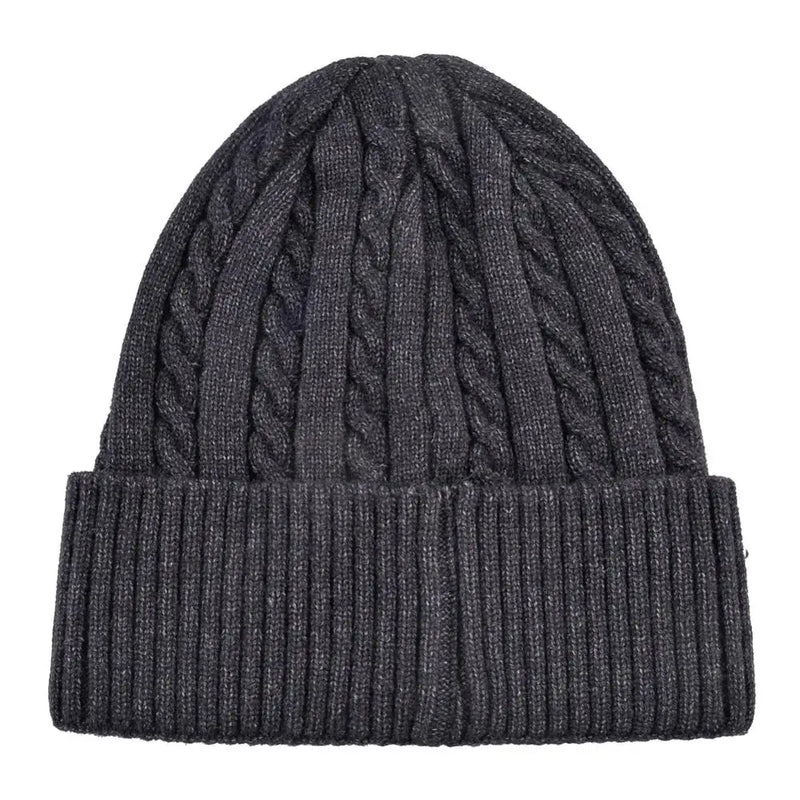 Casual Men's Skullies Knitted Wool Hats Soft Knitting Beanie Winter Cap Men Solid Color Knit Bonnet Outdoor skiing Caps